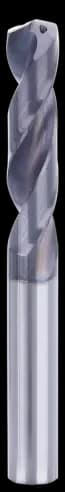 3.1 mm Carbide Drill, 3xD, Int. Coolant, For P, M, K, N, S materials, Usable Length 14 mm