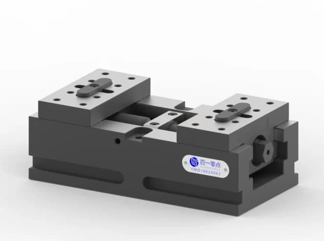 5-axis self-centering vise, W - 100 mm, body L - 250 mm, jaw type 3
