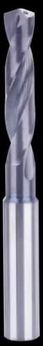 3.25 mm Carbide Drill, 5xD, Int. Coolant, For P, M, K, N, S materials, Usable Length 43 mm