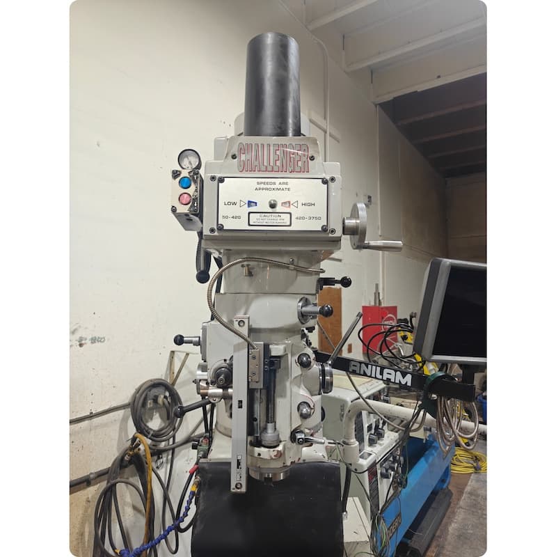 Challenger Manual Mill AM-5V, year 1999, SN 990984